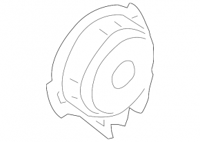 Speaker tweeter front right door Audi Q7 4L 10-15 BOSE