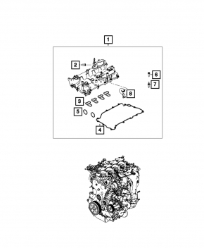 Jeep Grand Cherokee WL 22-26 2.0T PHEV Valve Cover