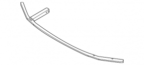 Lower front bumper reinforcement for BMW 4 Series G22 G26 21-25 with M Sport Design, bumper support, without M4.