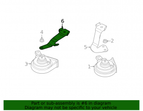 Bracket signal low VW Passat b8 16-19 USA