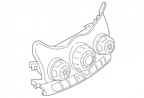 Climate control control Mini Cooper F56 3d 14-23 manual without heating
