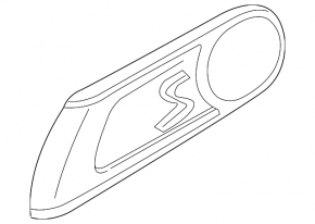 Turn signal on the wing front right Mini Cooper Clubman R55 07-14 white