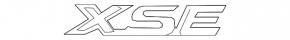 Emblem inscription XSE trunk lid Toyota Camry v70 18-24