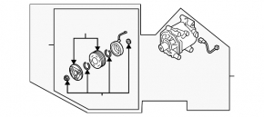 Mitsubishi Outlander Sport ASX 10-15 Air Conditioning Compressor