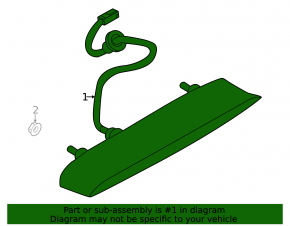 Brake light Subaru Outback 15-19