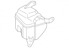 Lexus RX300 98-03 washer reservoir without neck and sensor