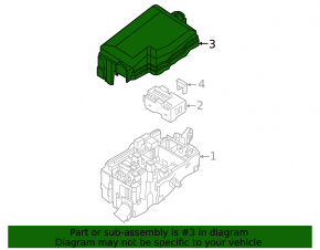 Kia EV6 22-24 Underhood Fuse Box Cover