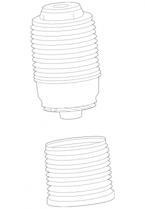 Rear left air spring for Mercedes X167 GLS 450 580 20-26