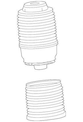 Rear left air spring for Mercedes X167 GLS 450 580 20-26