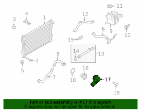 Thermostat housing Ford Explorer 13-19 sport