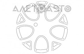Wheel disk R17 Ford Focus mk3 11-18 type 2, curb