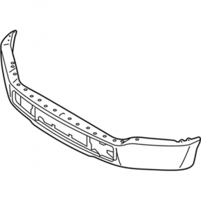 Front bumper bare Ford F-150 18-20