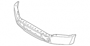 Front bumper bare Ford F-150 18-20