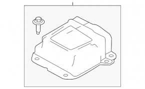Infiniti QX30 17-17 SRS airbag module