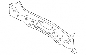 Ford Escape MK4 2020 rear panel, 2 pieces, black, dented