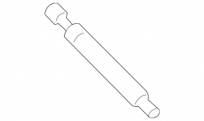 Left trunk lid shock absorber for Mitsubishi Galant 04-09