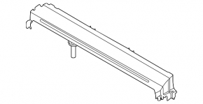 Upper radiator mounting frame for BMW 7 G70 23-25