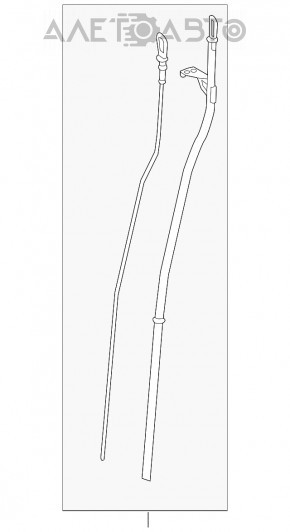 Oil dipstick Mercedes CLA 250 14-19 2.0T with tube