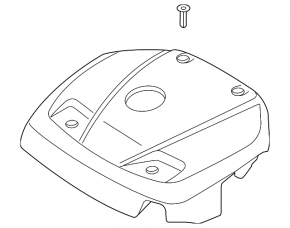 Engine Cover Volvo V90 17-21 usa T5, T6