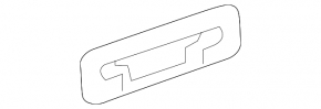Audi A6 C8 19-25 black rear left door curtain hook