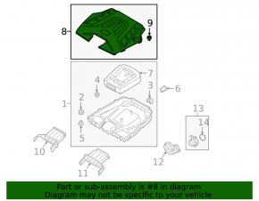 Upper air filter housing cover Porsche Cayenne 19-23 3.0T