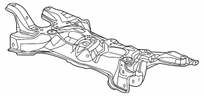Front subframe for Honda CRZ 11-13