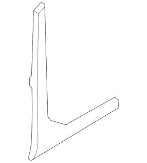 Left fender vent trim for BMW 7 G11 G12 21-22, chrome