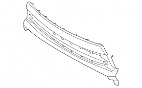 Toyota Prius 30 13-15 lower front bumper grille, under fog lights
