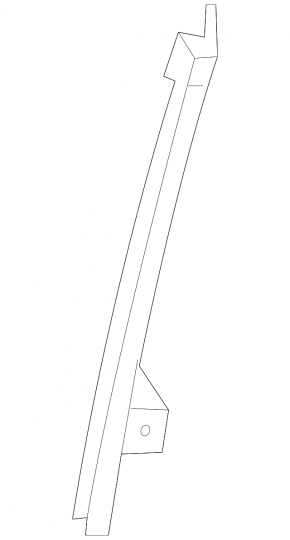 Front left door glass guide for Toyota Rav4 13-18