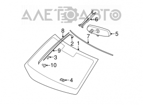 Nissan Murano z50 03-07 windshield