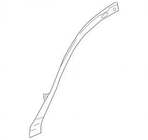Rear right front fender arch trim Honda CRV 17-22 on the body
