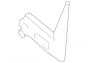 Rear left mudguard for Nissan Pathfinder 13-16