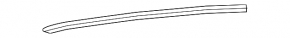 Upper rear left door molding for Infiniti QX30 17-19