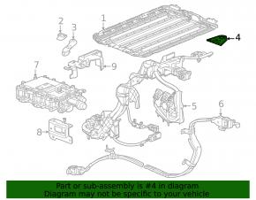 Rear subframe bracket right Chevrolet Equinox EV 24-26