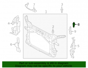 Ambient Air Temperature Sensor Audi A3 8V 15-20