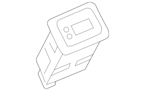 USB HUB Mercedes X247 GLB 20-26 front, 1 type-C, type 2