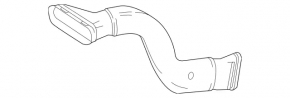 Air duct from the air intake left Mercedes W166 ML 12-16 3.0d