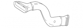 Air duct from the air intake left Mercedes W166 ML 12-16 3.0d