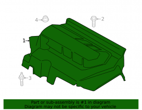 Ford Edge 15-18 2.7T Engine Cover