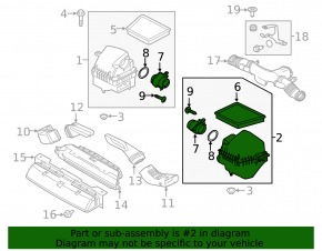 Land Rover Range Rover Velar 18-20 3.0 Air Filter Housing