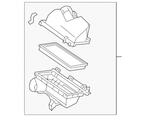 Air Filter Housing Nissan Maxima A36 16-23 3.5