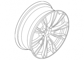 Wheel disk R21x9.5J BMW X3 G01 22-24 726 style