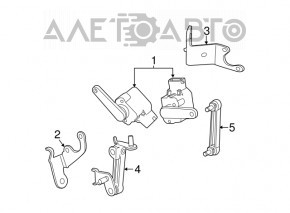 Body position sensor with rod front BMW 3 F30 12-18 type 2
