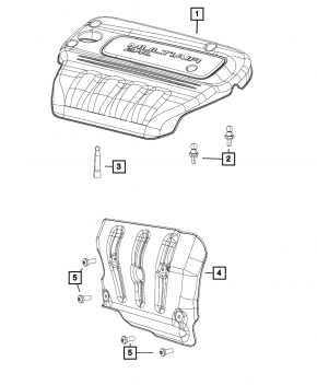 Dodge Dart Engine Cover 13-16 2.4