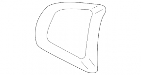 Audi A6 C7 12-18 black upper dashboard trim panel for right speakers