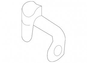 Front right brake hose bracket Audi Q7 16-26