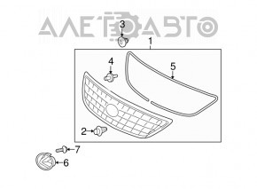 Lexus RX400h grille 06-08