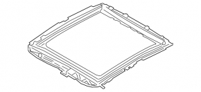 Panoramic mechanism frame BMW X2 F39 18-23