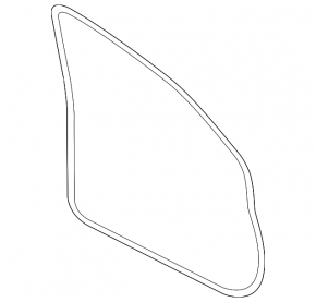 Door seal front left VW Golf 15-