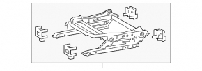 Toyota Prius 50 16-22 passenger seat runner with sensors, without frame